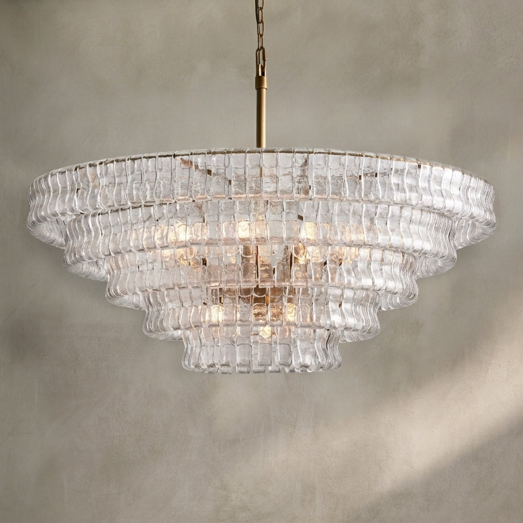 Ghiaccio Round Chandelier 24"36"48"60"