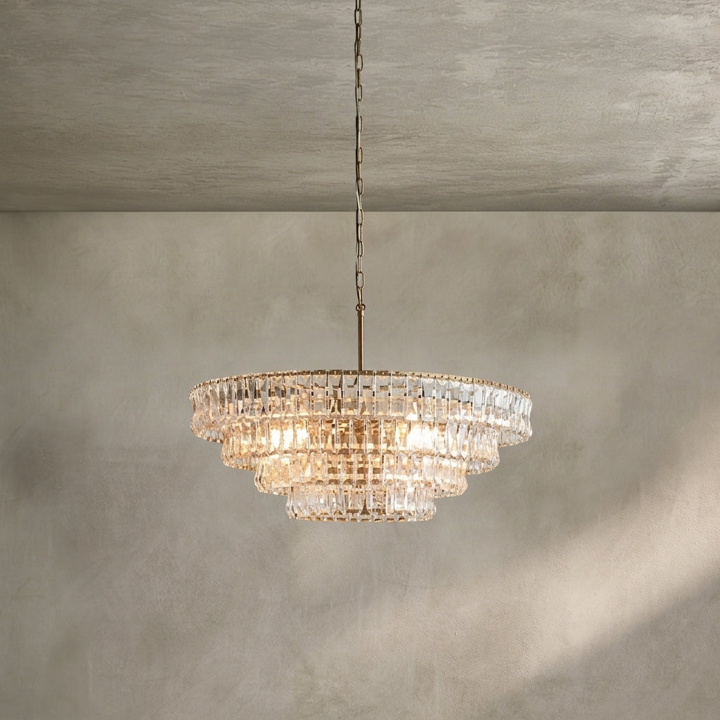Ghiaccio Round Chandelier 24"36"48"60"
