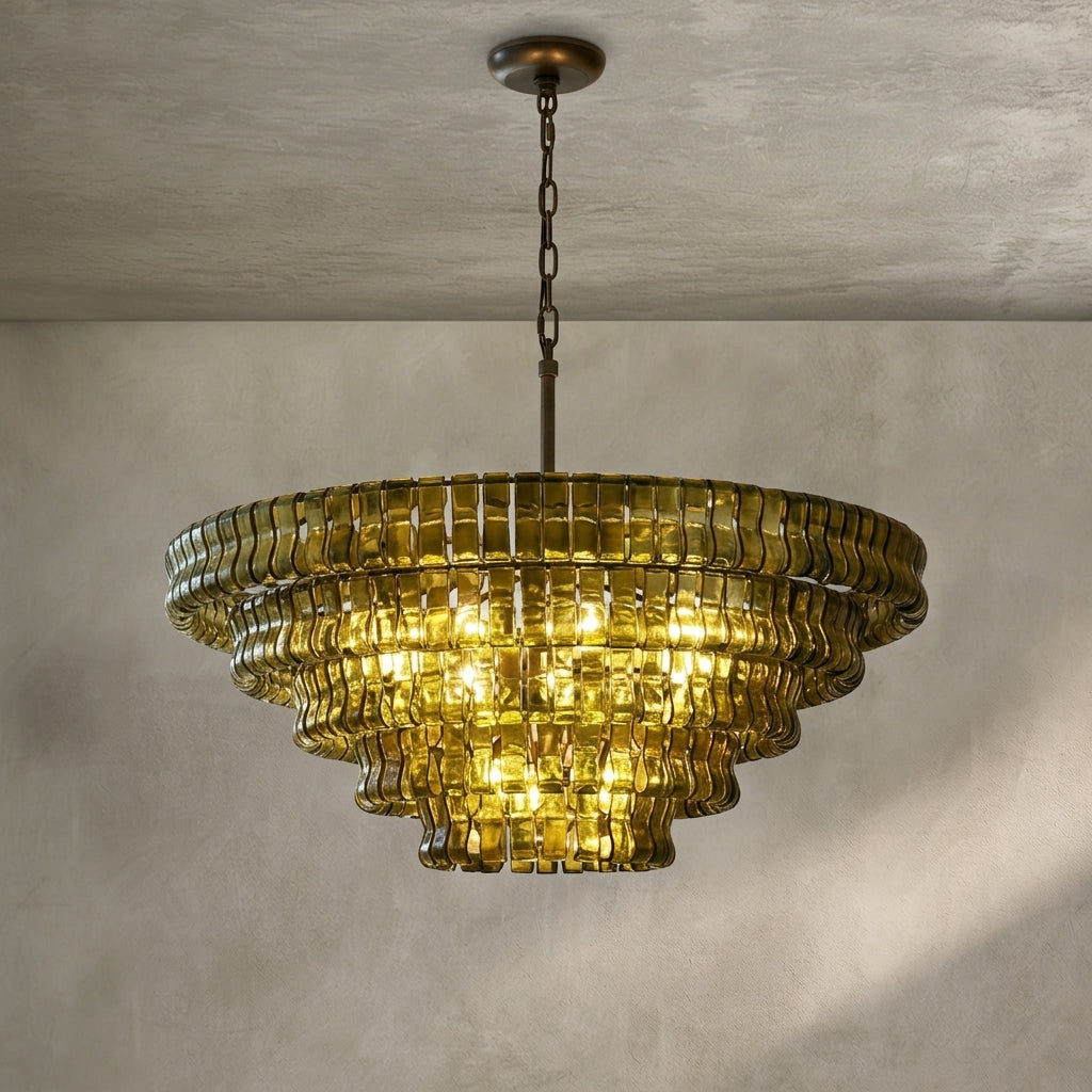 Ghiaccio Round Chandelier 24"36"48"60"
