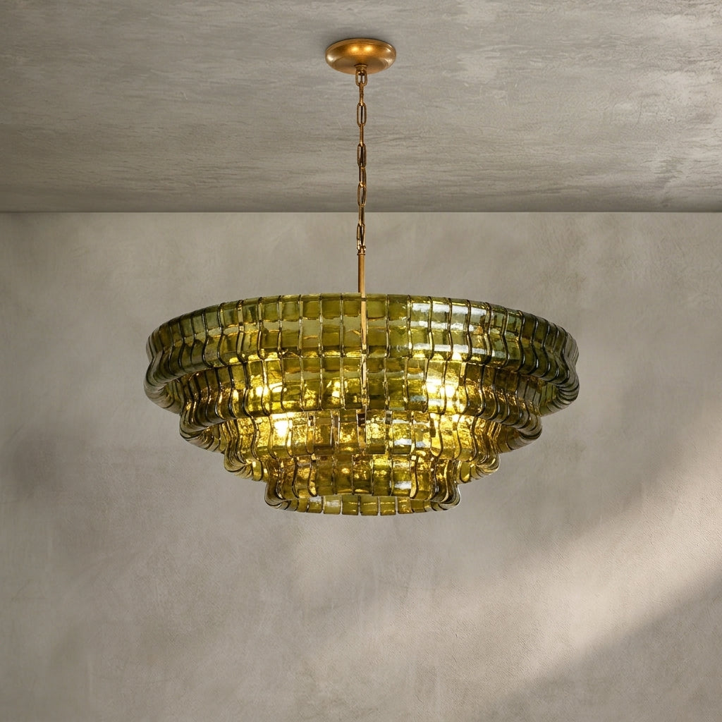 Ghiaccio Round Chandelier 24"36"48"60"
