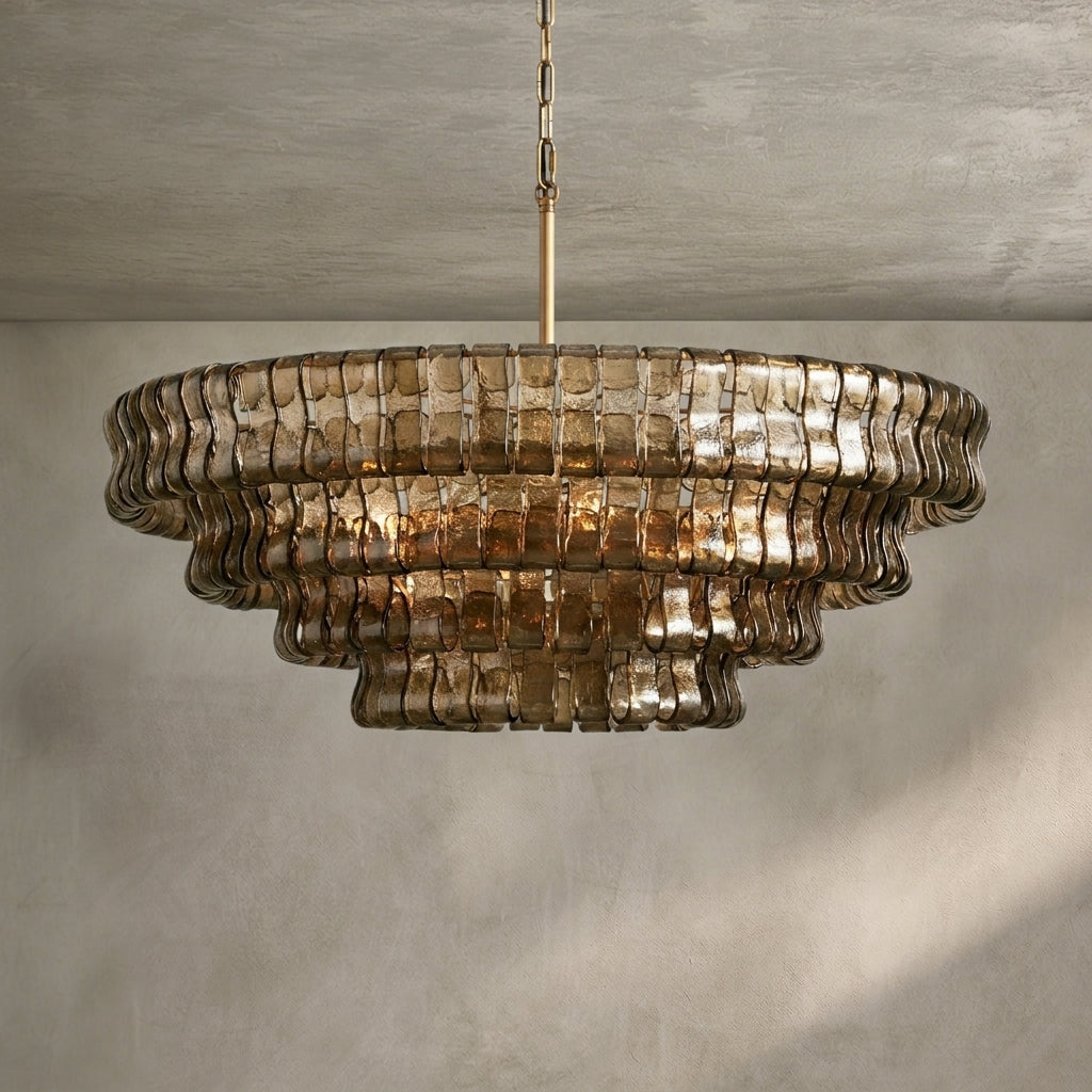 Ghiaccio Round Chandelier 24"36"48"60"