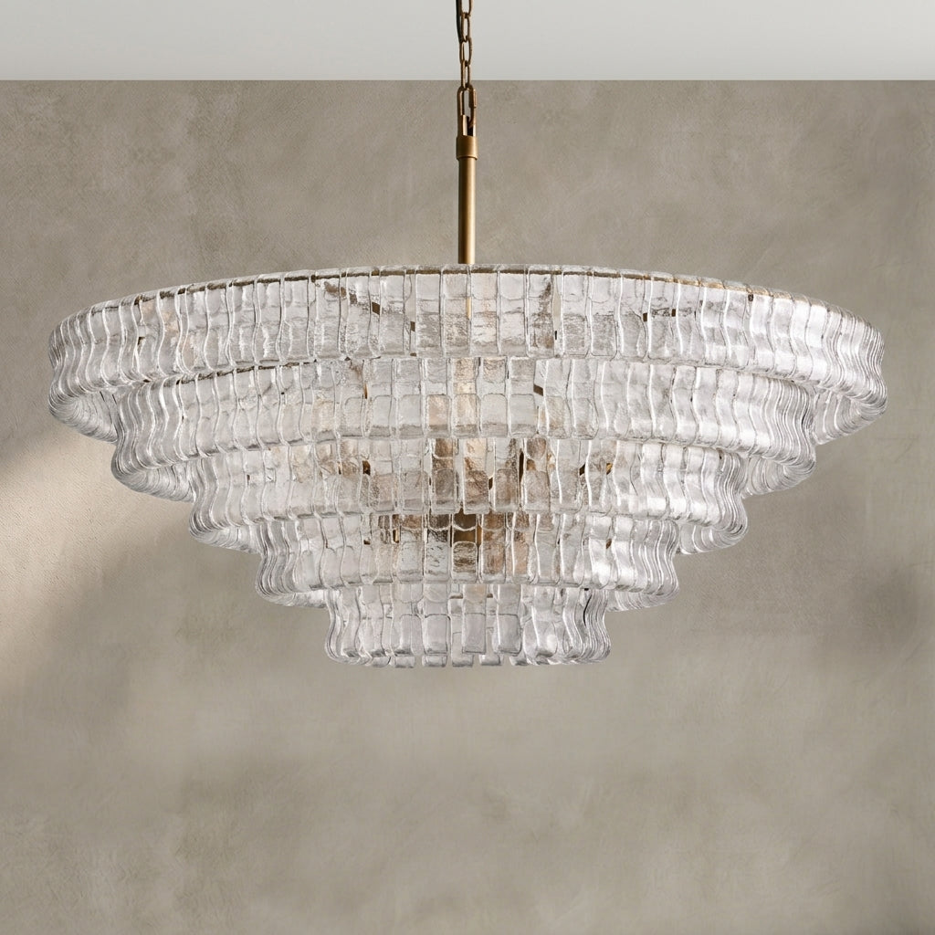 Ghiaccio Round Chandelier 24"36"48"60"