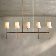 Rhodes Linear Chandelier 5/6 Light