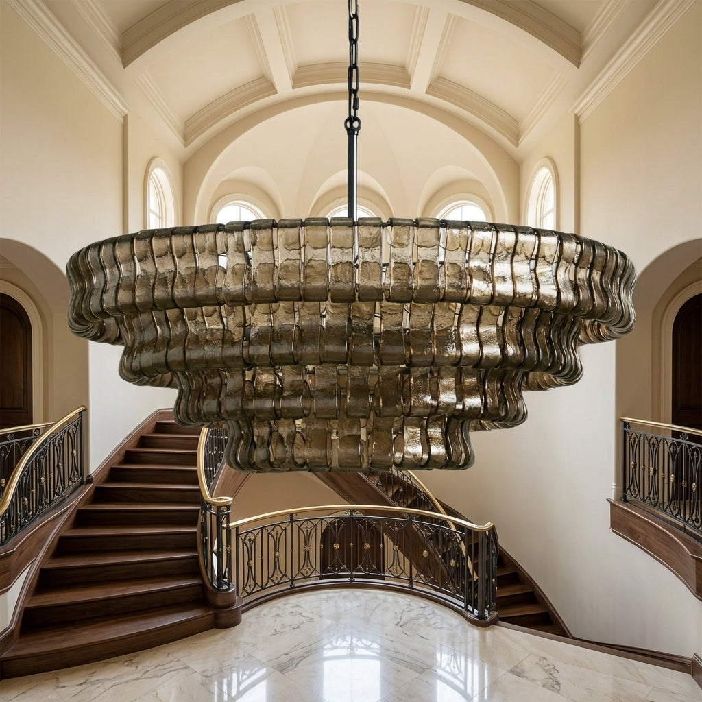 Ghiaccio Round Chandelier 24"36"48"60"