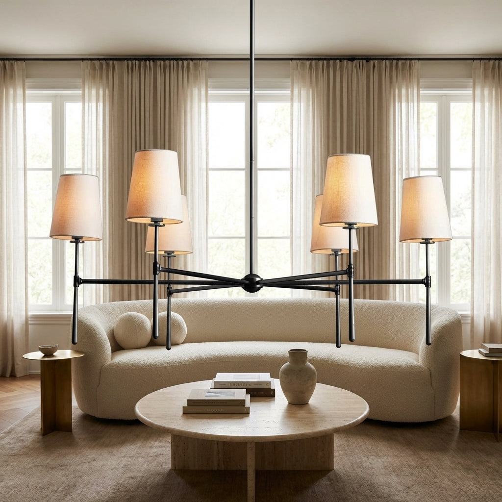 Rhodes Round Chandelier 4/6 Light