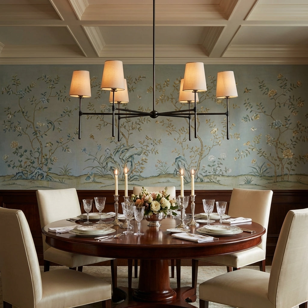 Rhodes Round Chandelier 4/6 Light