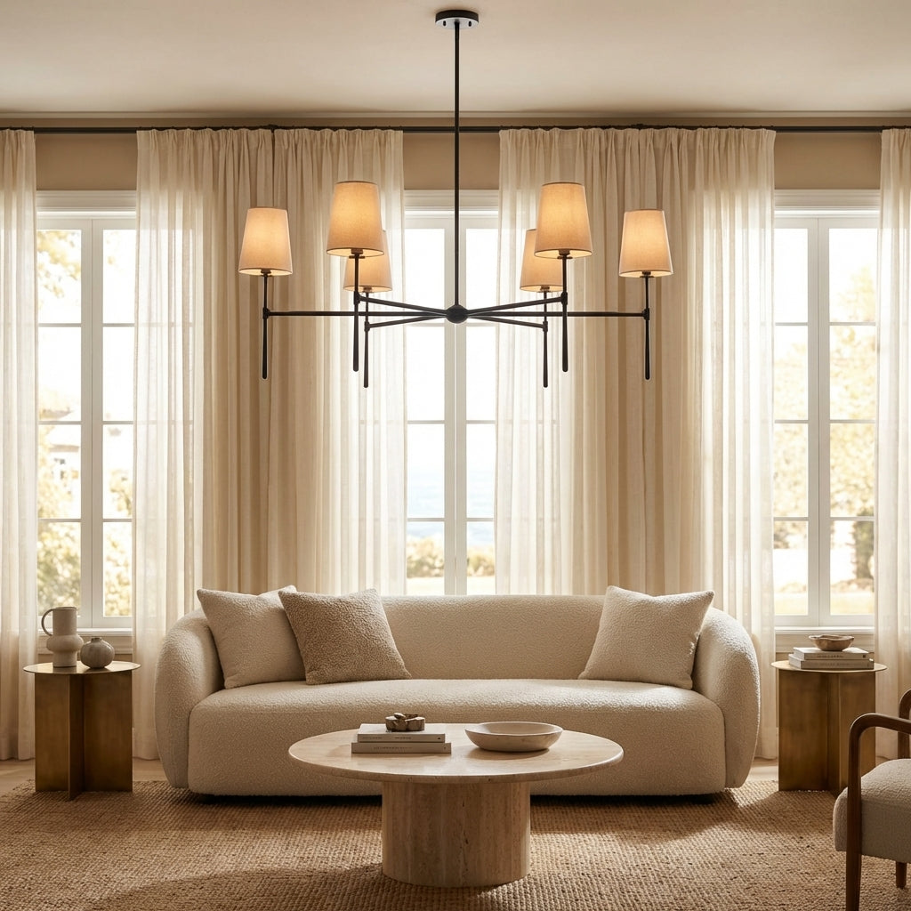 Rhodes Round Chandelier 4/6 Light