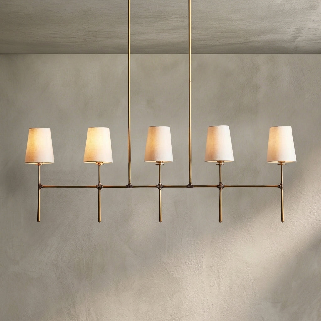 Rhodes Linear Chandelier 5/6 Light