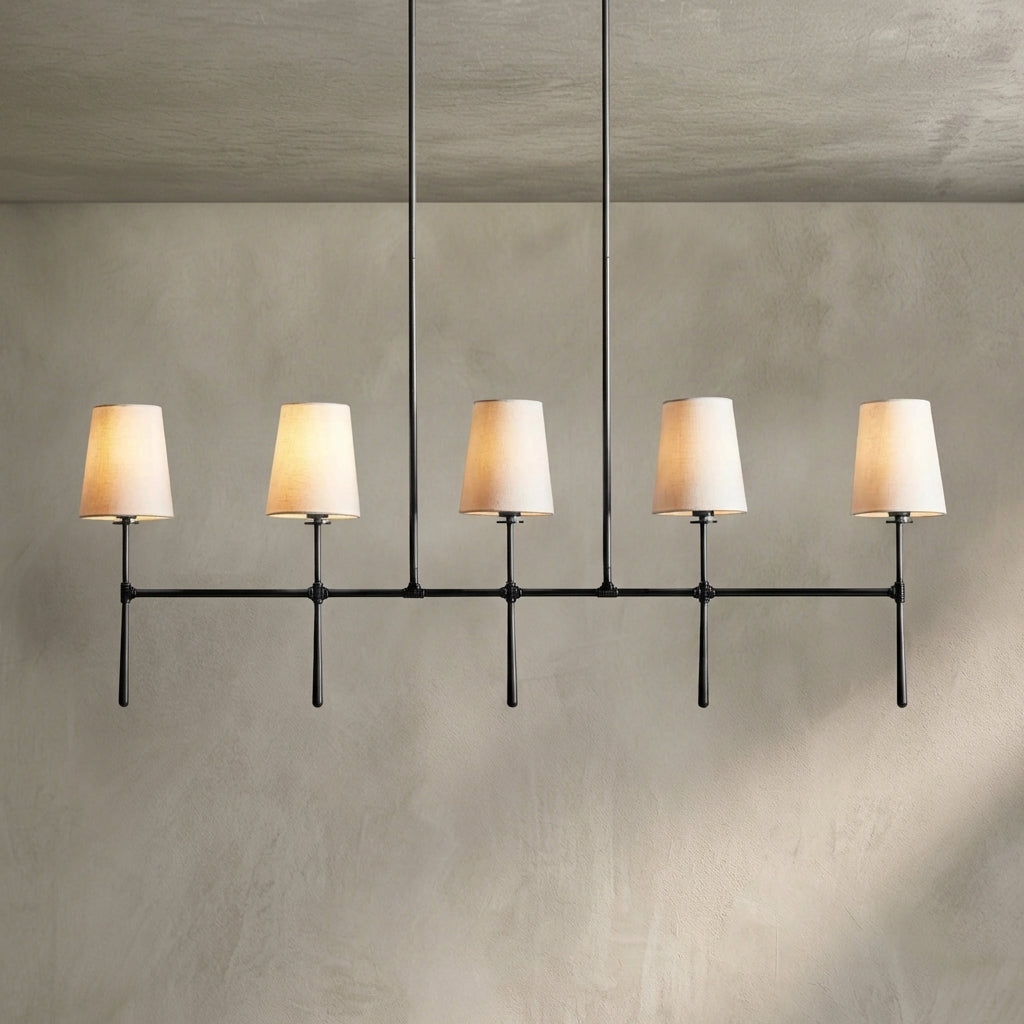 Rhodes Linear Chandelier 5/6 Light