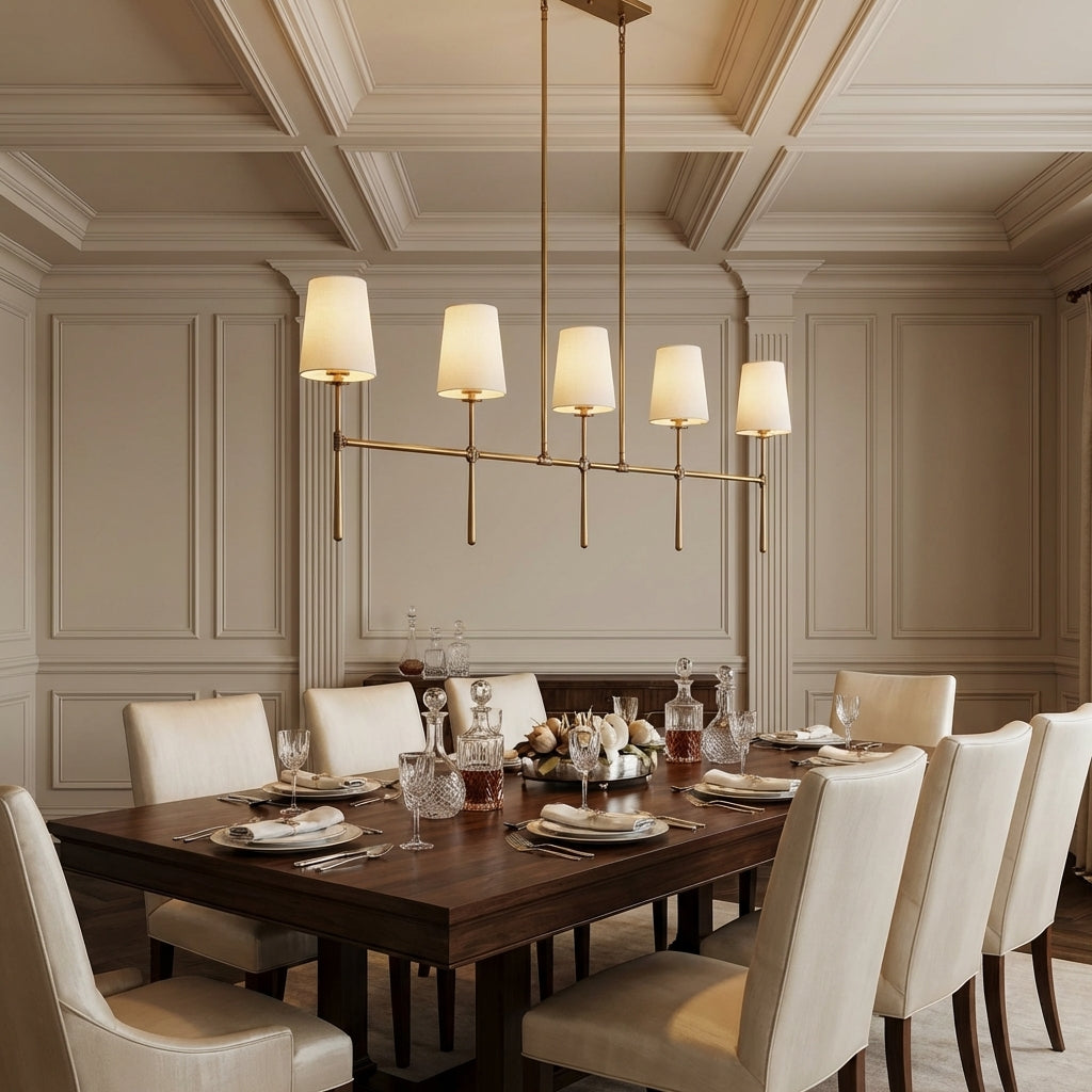 Rhodes Linear Chandelier 5/6 Light
