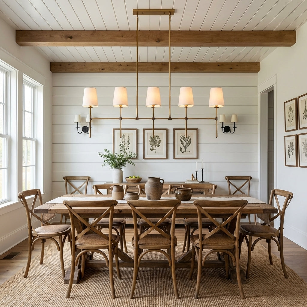 Rhodes Linear Chandelier 5/6 Light