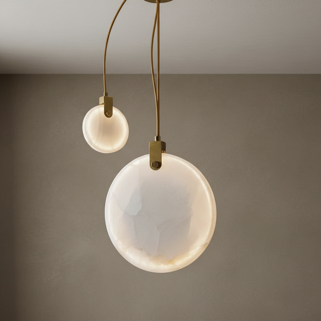 Aura Marble Multi-Light Pendant Chandelier