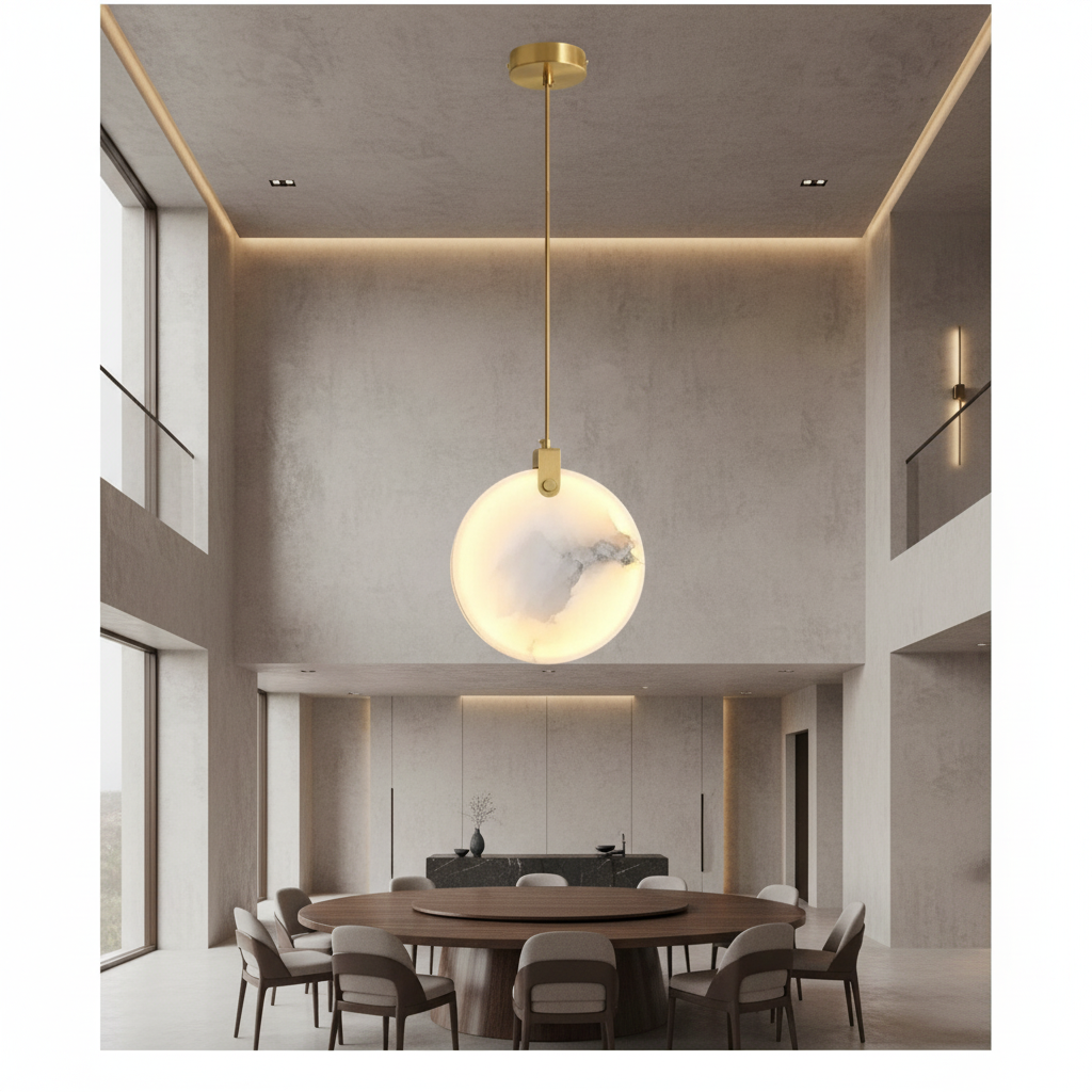 Aura Marble Multi-Light Pendant Chandelier