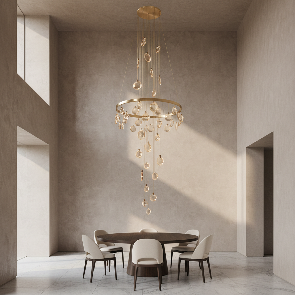 Aura Marble Multi-Light Pendant Chandelier