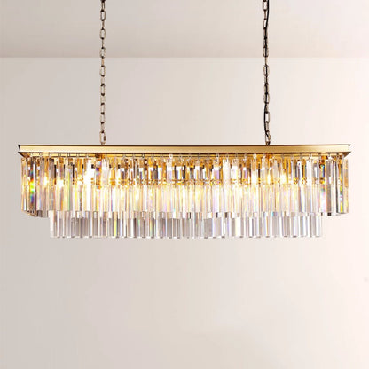 1920S Rectangular Chandelier 40", 49", 59", 72" - GILDLAMPS
