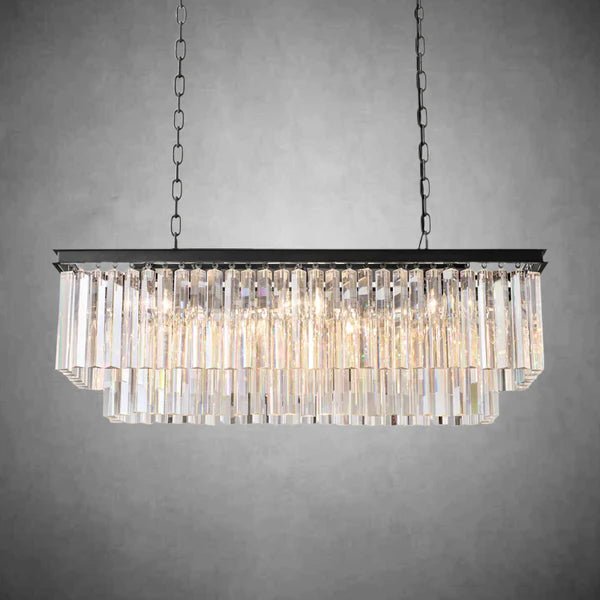 1920S Rectangular Chandelier 40", 49", 59", 72" - GILDLAMPS