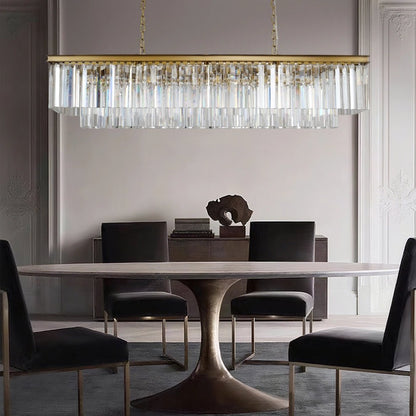 1920S Rectangular Chandelier 40", 49", 59", 72" - GILDLAMPS