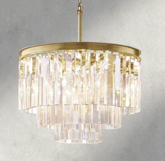 1920s Round Chandelier 20", 32", 44" - GILDLAMPS
