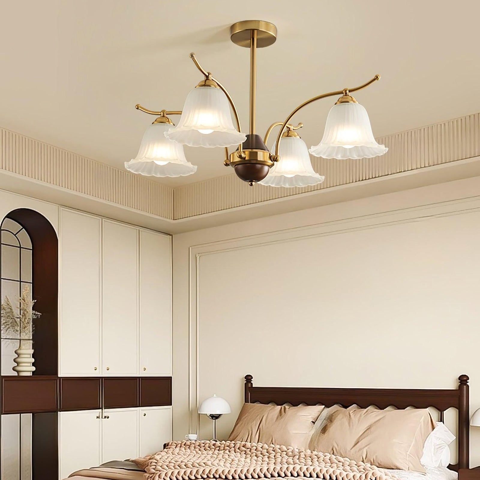 Flora Brass Chandelier