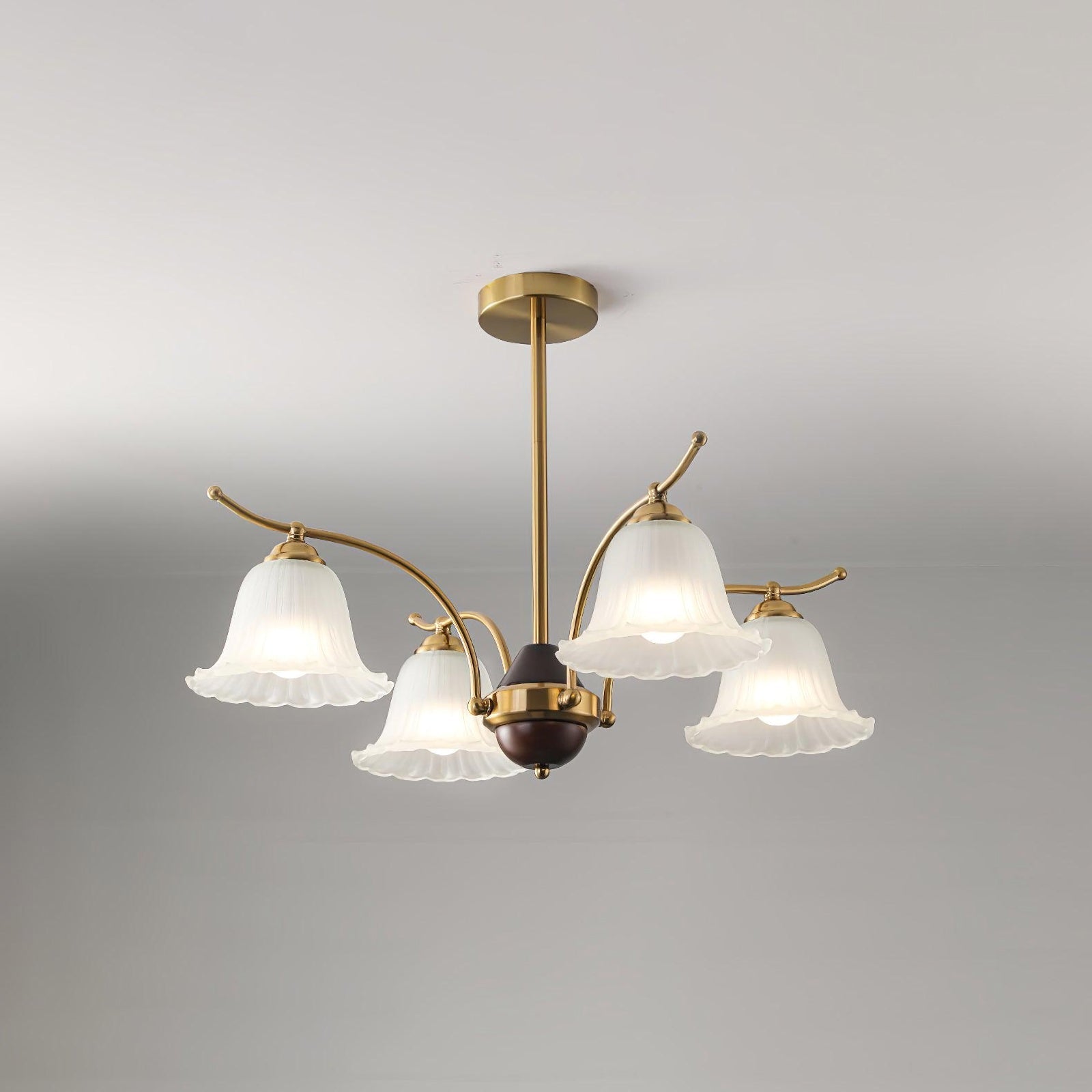 Flora Brass Chandelier