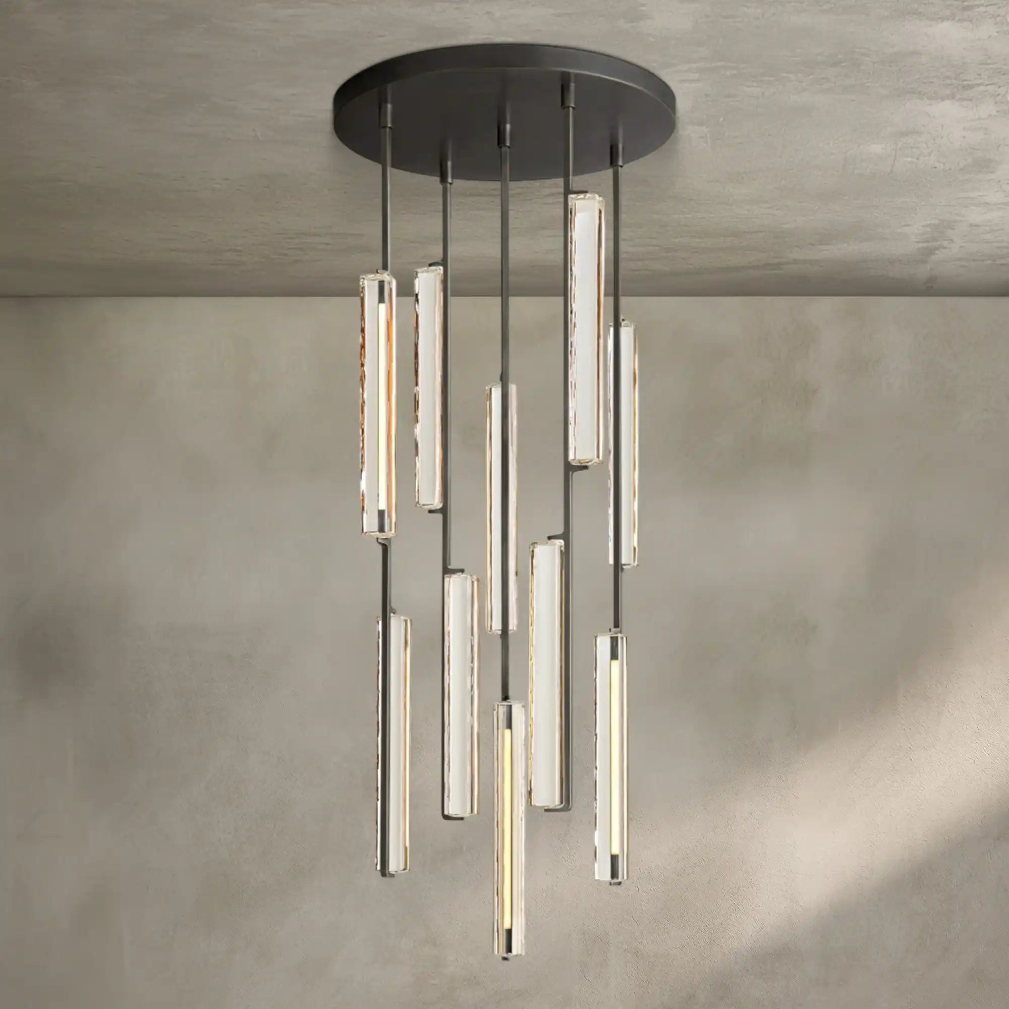 Auburn Crystal Round Chandelier 24‘’ 40‘’ 56‘’