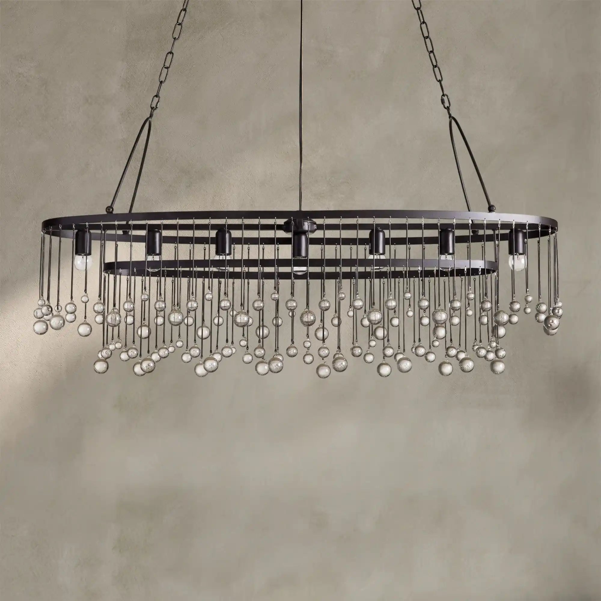 Aubrey 7 Light Oval Chandelier