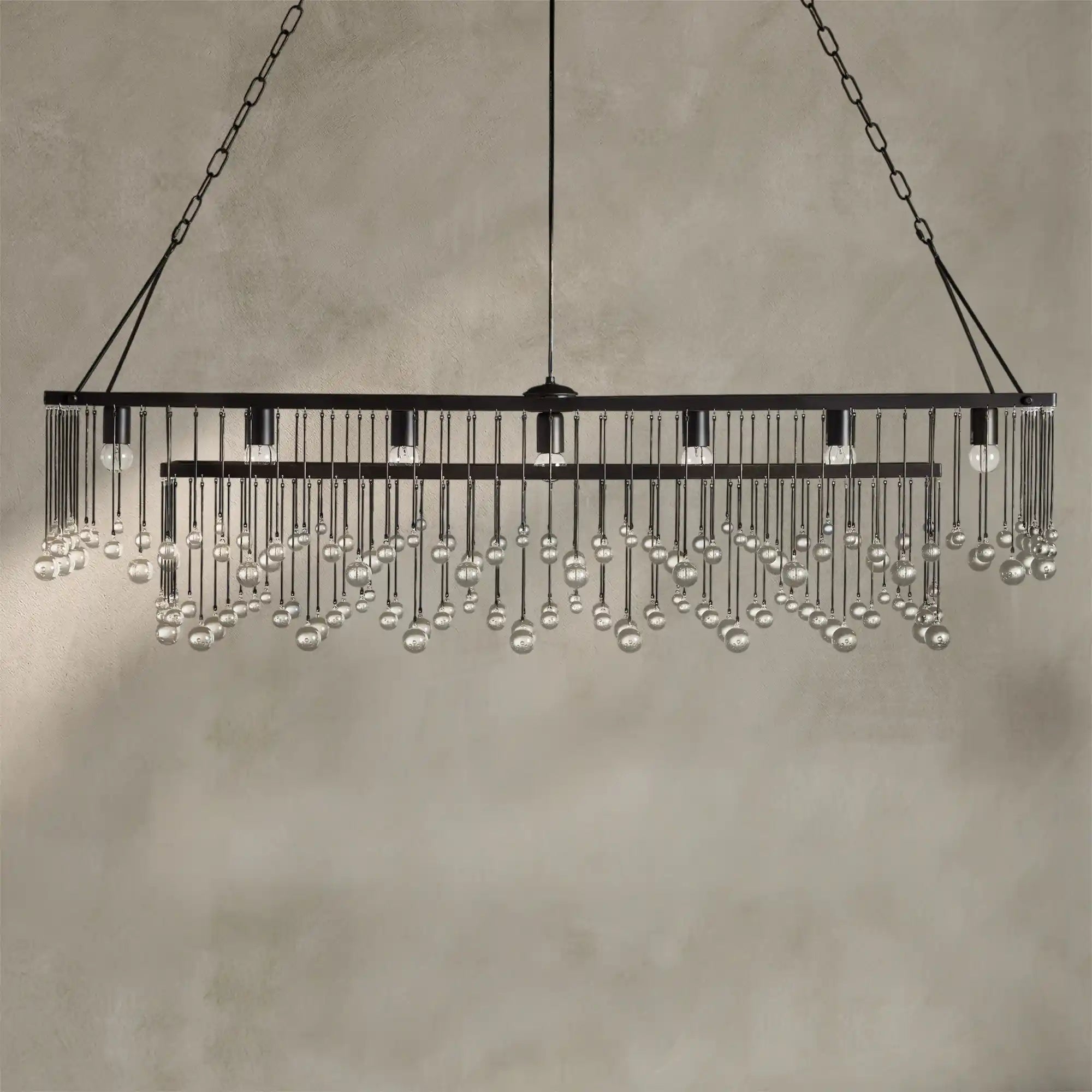 Aubrey Rectangular Chandelier 47''60''