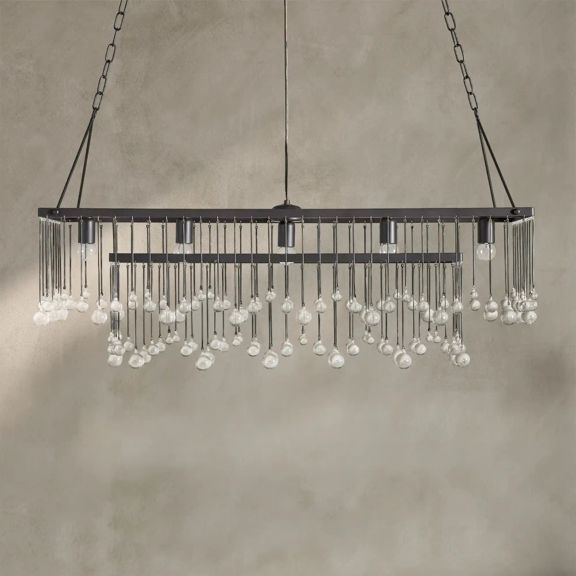 Aubrey Rectangular Chandelier 47''60''