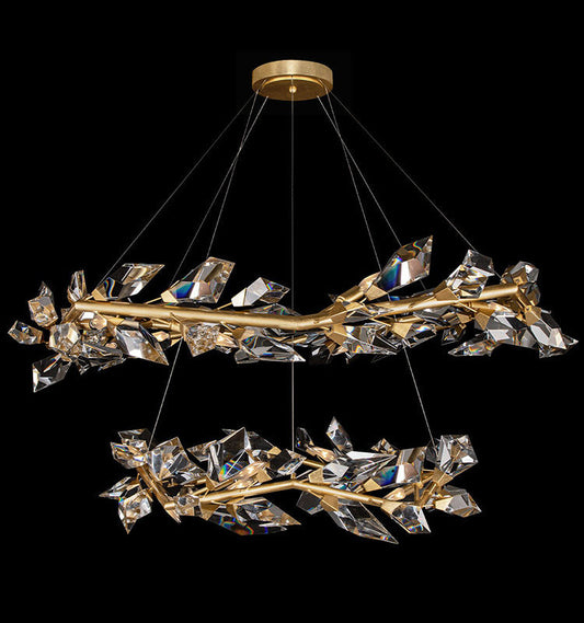 Addison 55 inch Round Crystal Chandelier