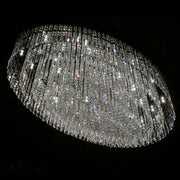Extra Large Flush Mount Multi-tier Crystal Chandelier Modern Luxury Light Fixture For Living Room/Dining Room/Bedroom