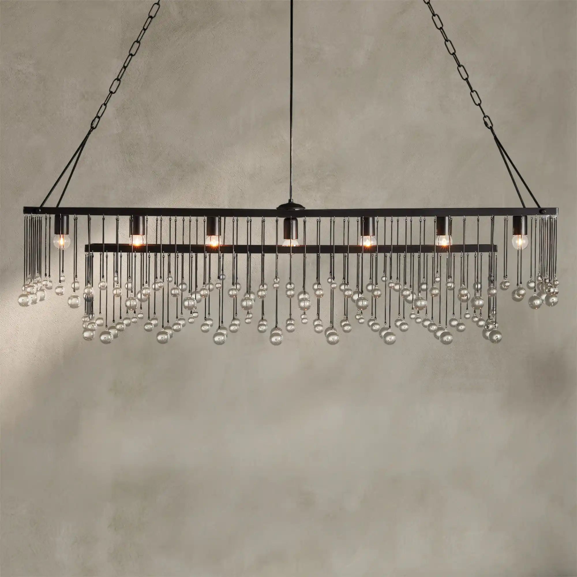 Aubrey Rectangular Chandelier 47''60''
