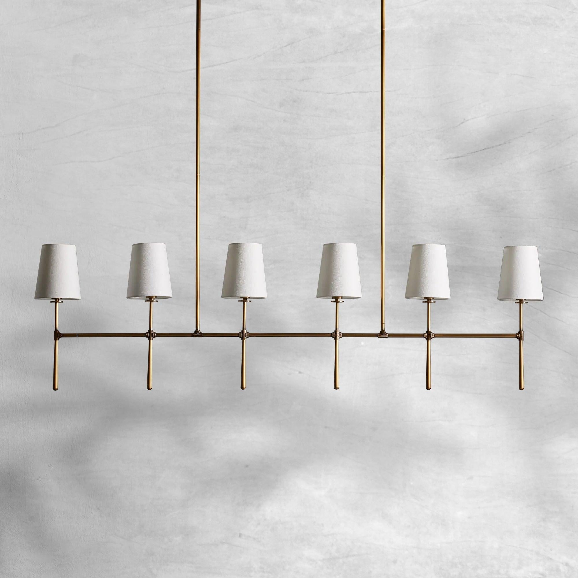 Rhodes Linear Chandelier 5/6 Light