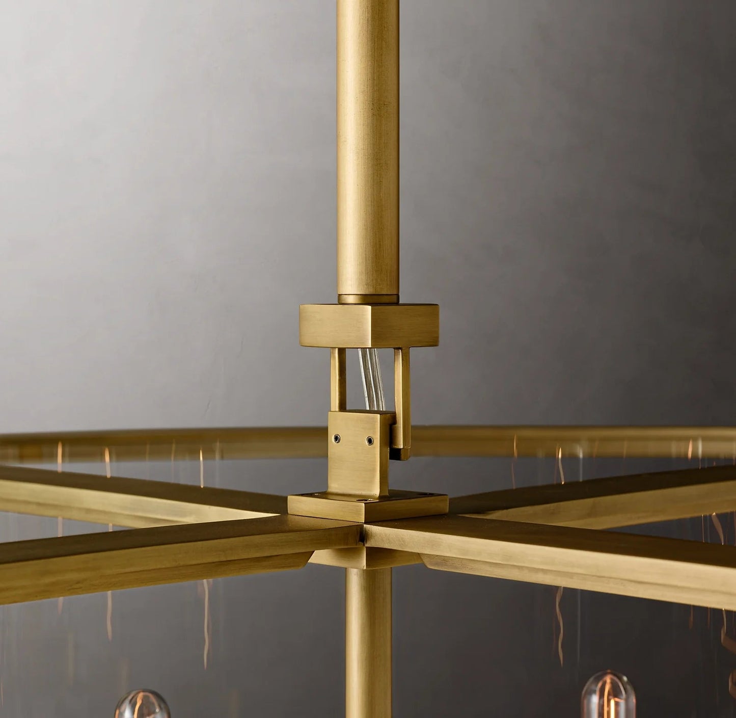 33 Inch Glass Drum Chandelier - Beckman - GILDLAMPS
