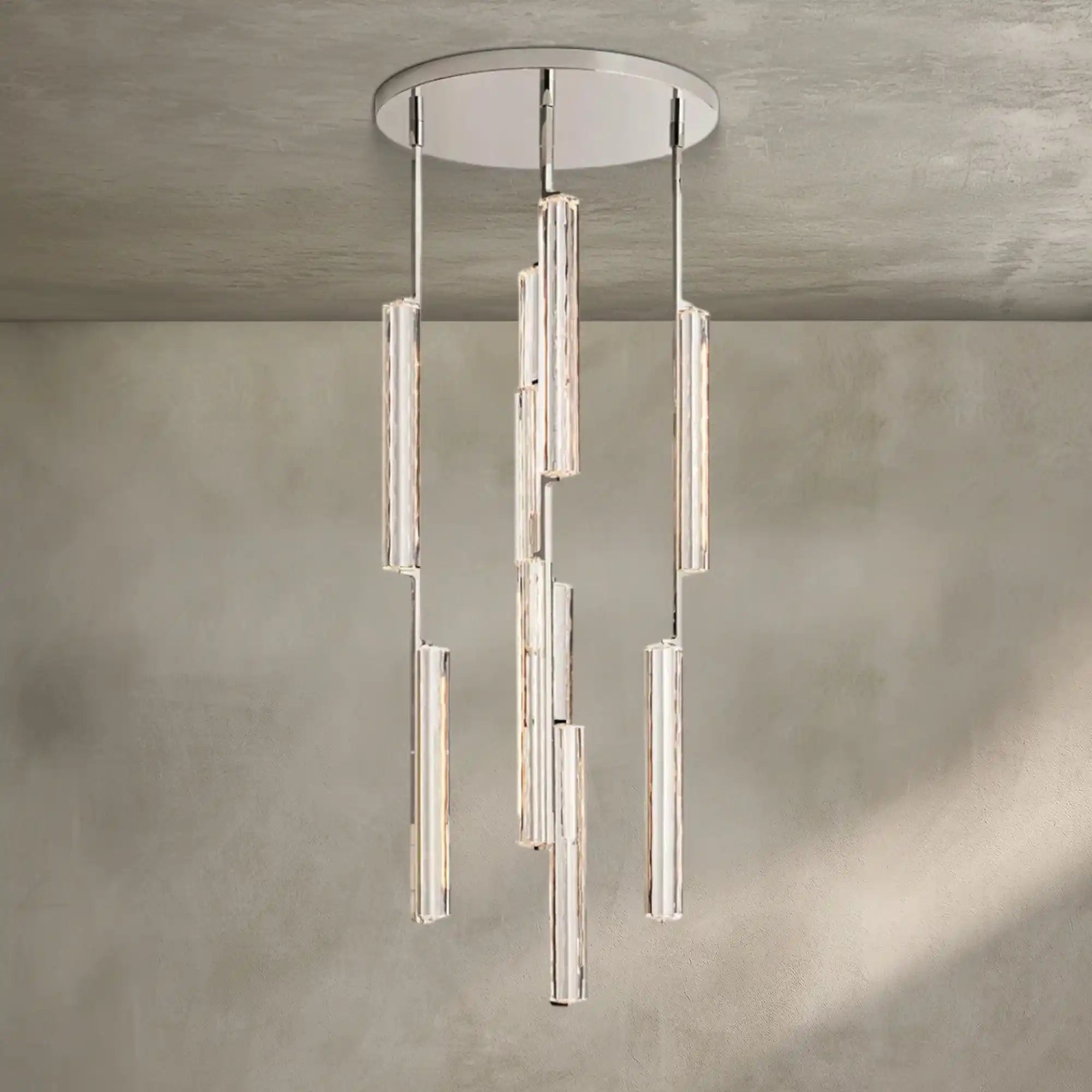 Auburn Crystal Round Chandelier 24‘’ 40‘’ 56‘’