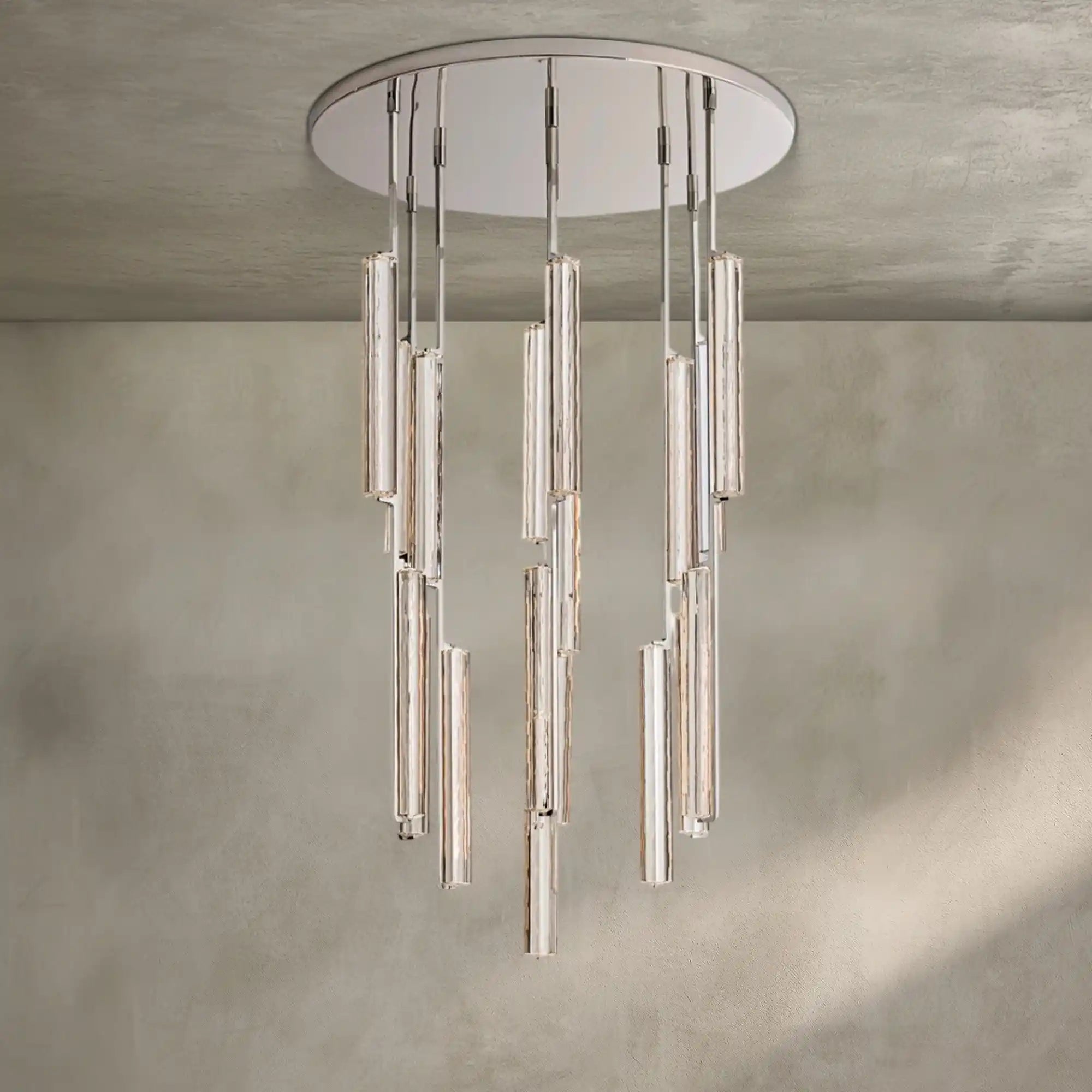 Auburn Crystal Round Chandelier 24‘’ 40‘’ 56‘’