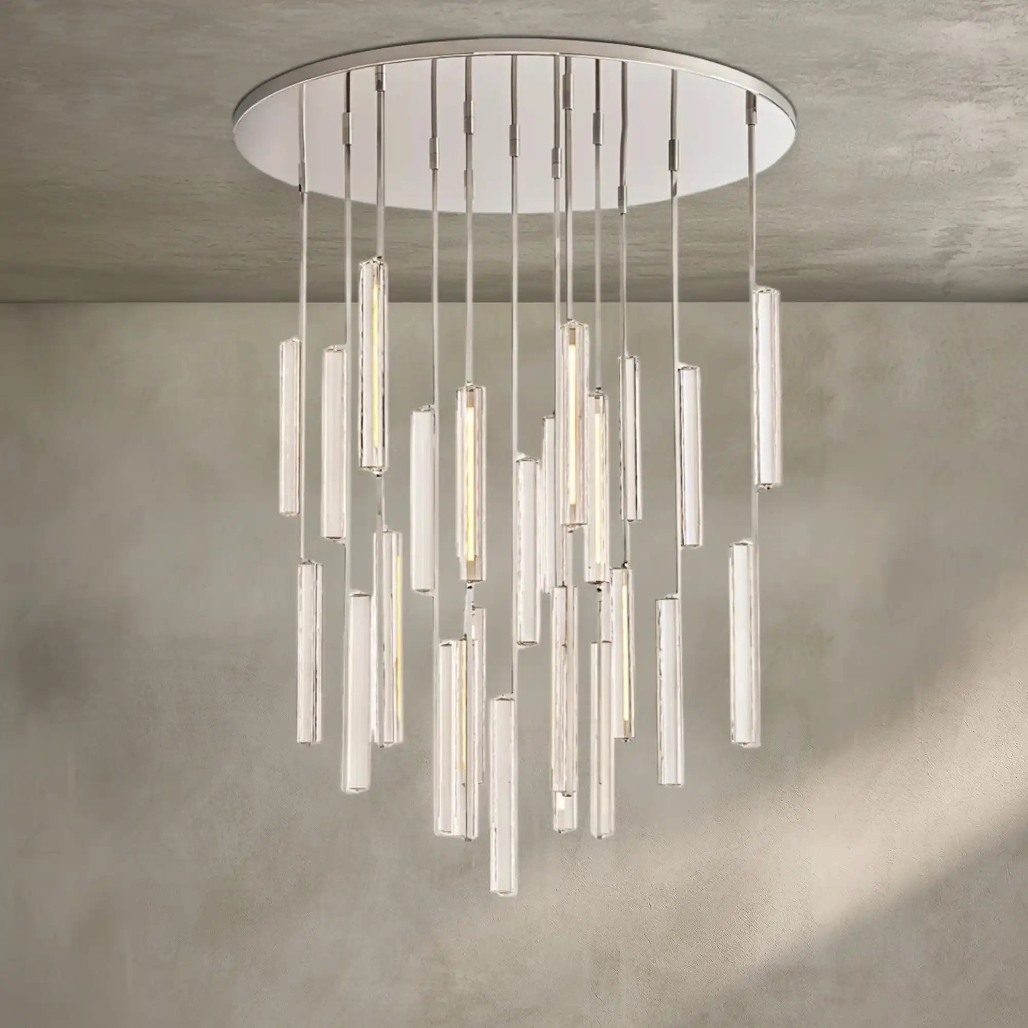 Auburn Crystal Round Chandelier 24‘’ 40‘’ 56‘’