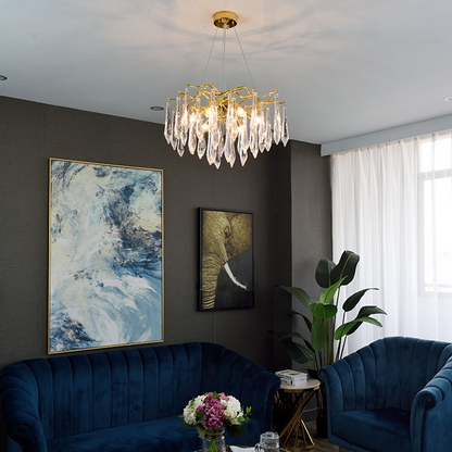 Hurrey Branch Crystal Rain Chandelier