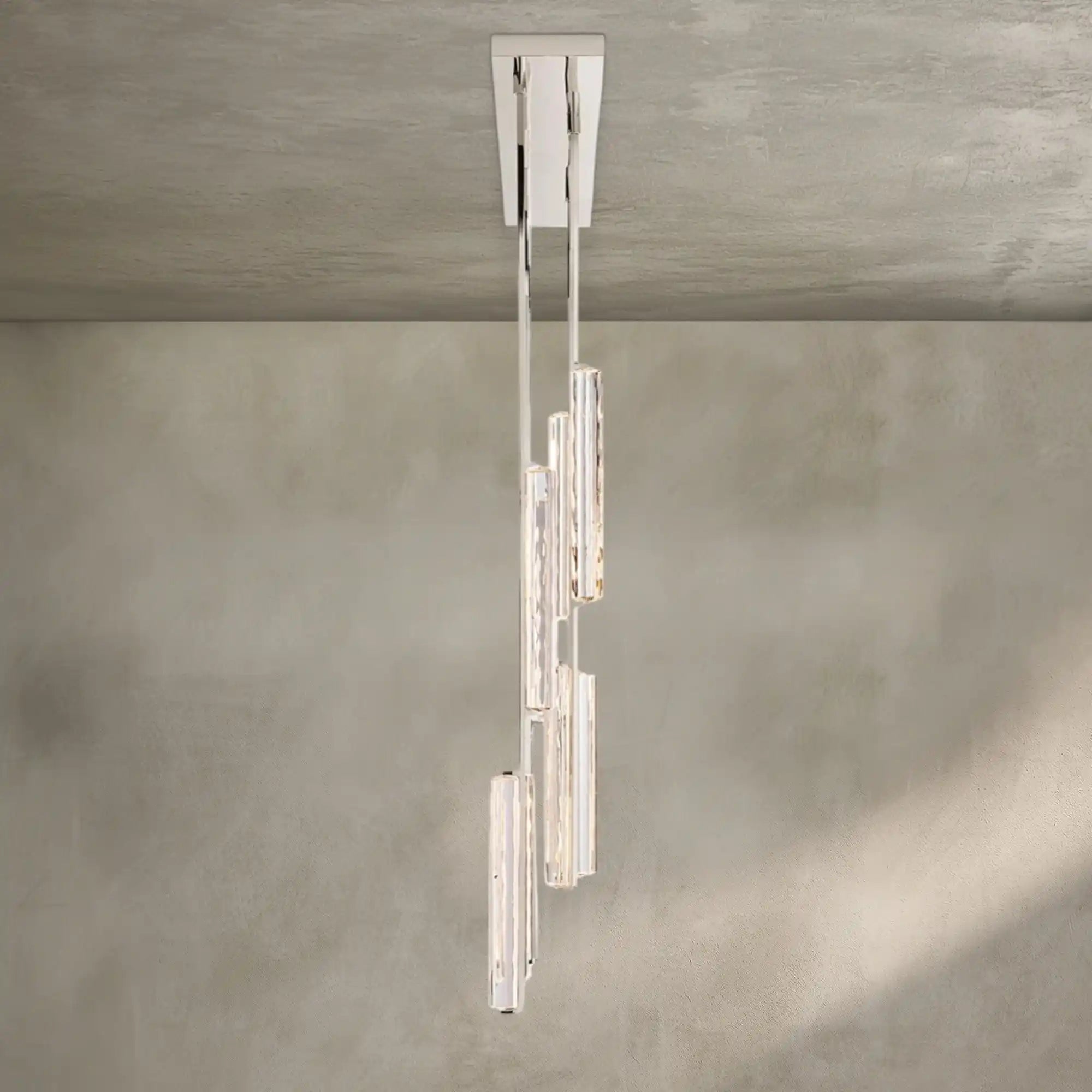 Auburn Crystal Linear Chandelier 54‘’