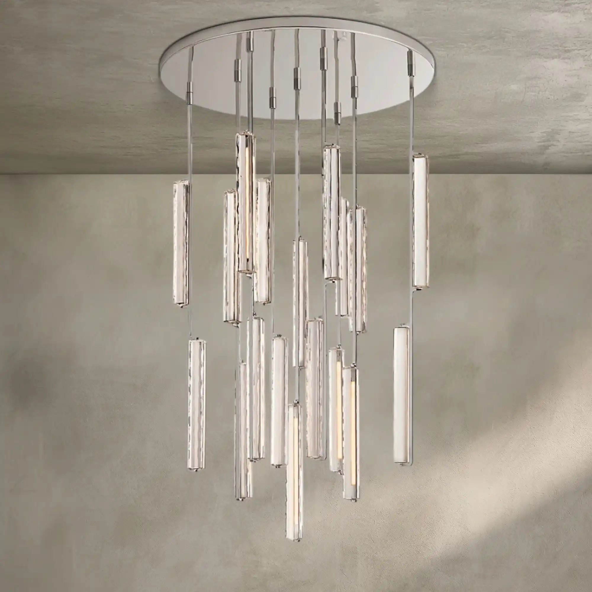 Auburn Crystal Round Chandelier 24‘’ 40‘’ 56‘’