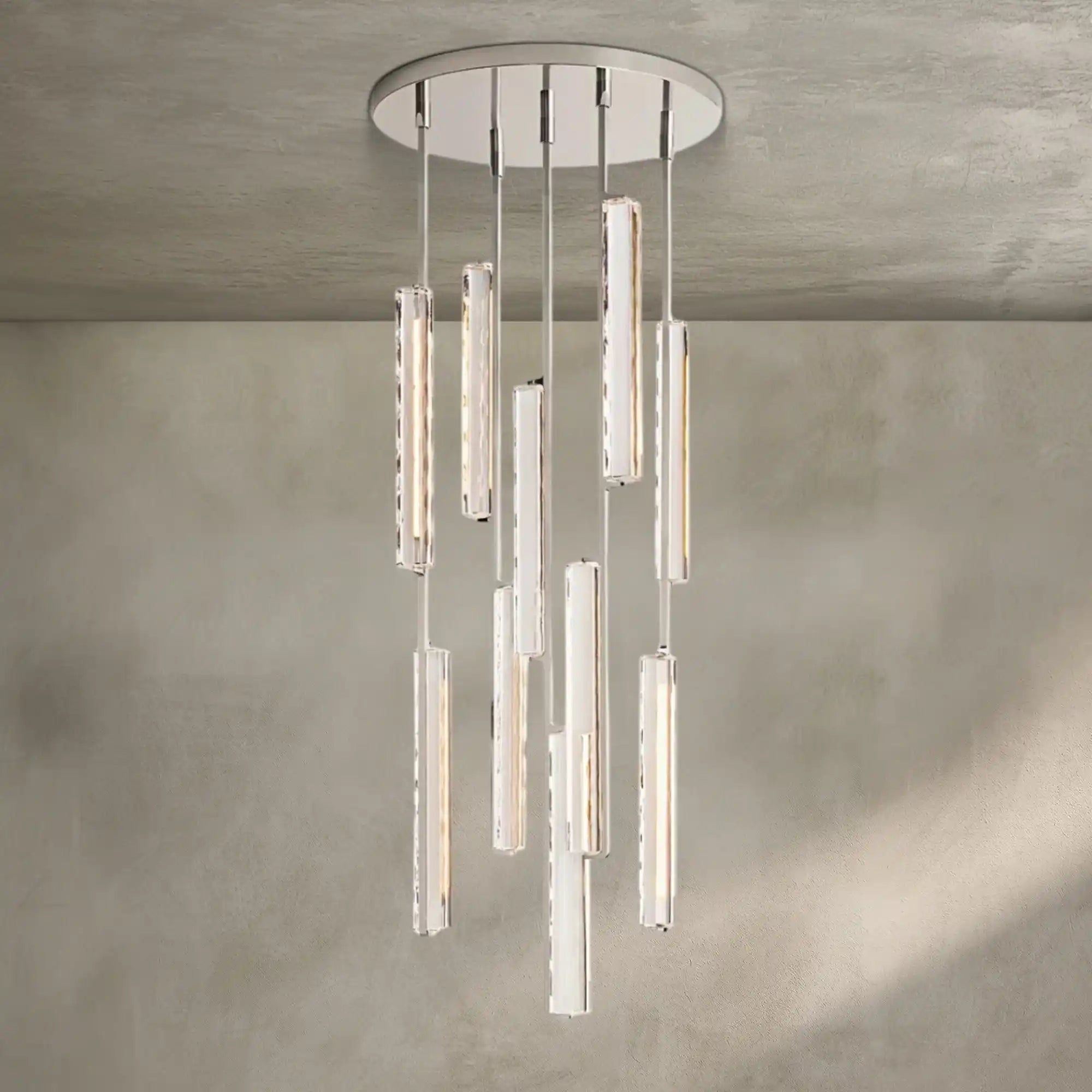 Auburn Crystal Round Chandelier 24‘’ 40‘’ 56‘’