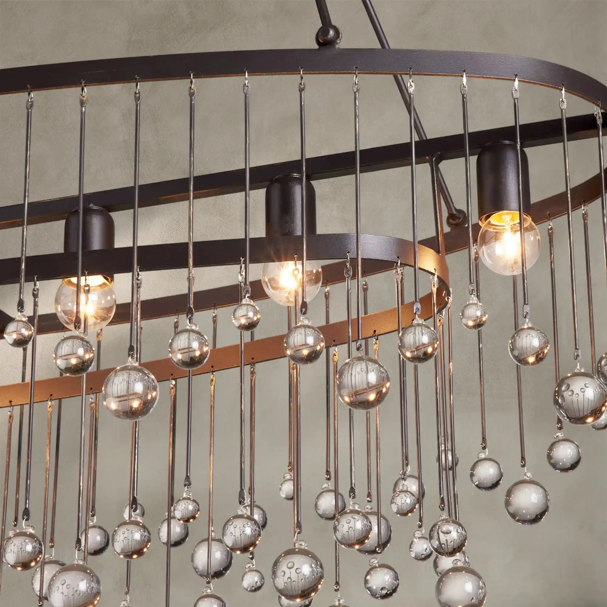 Aubrey 7 Light Oval Chandelier
