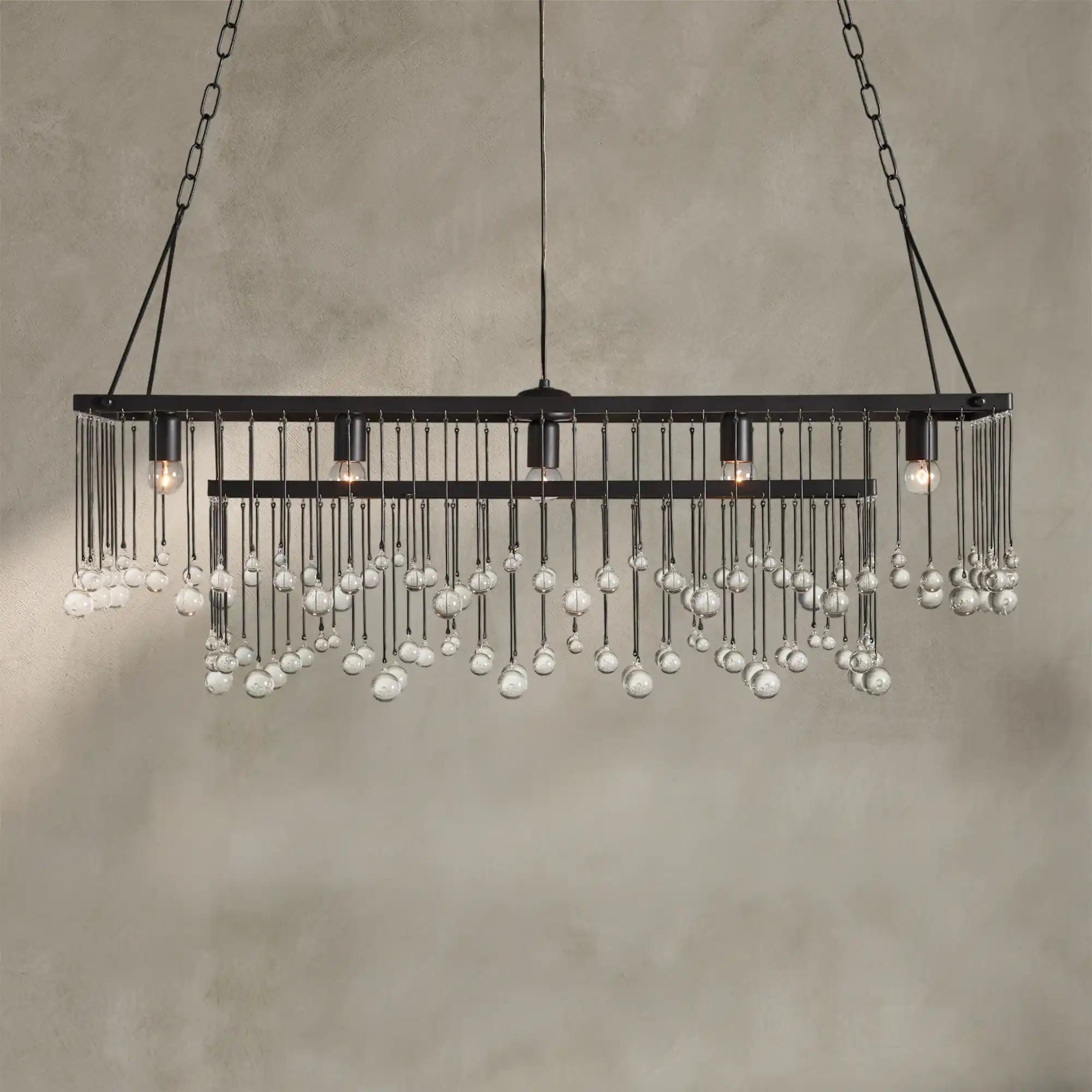 Aubrey Rectangular Chandelier 47''60''