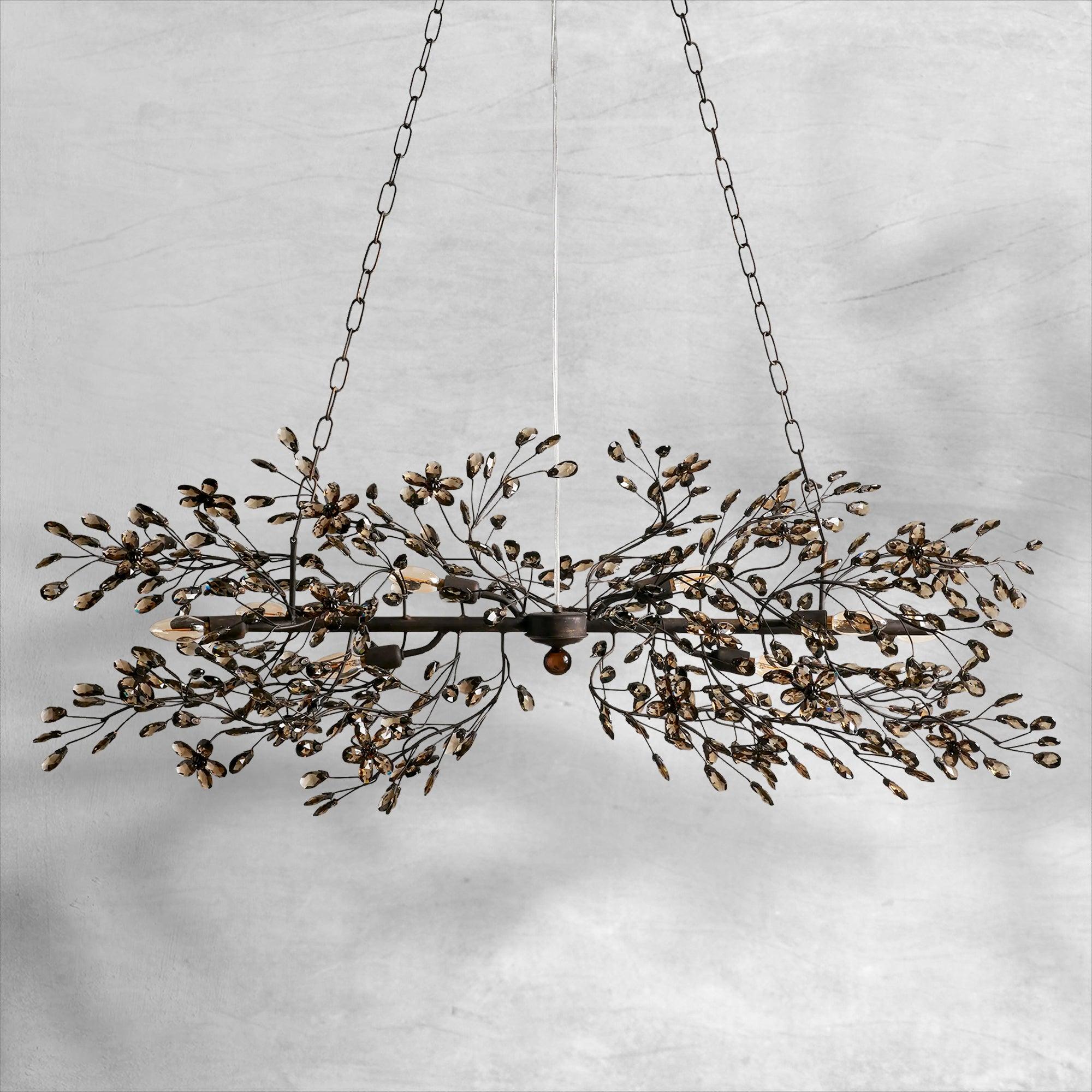 Fiore Linear Chandelier 43"51"68"