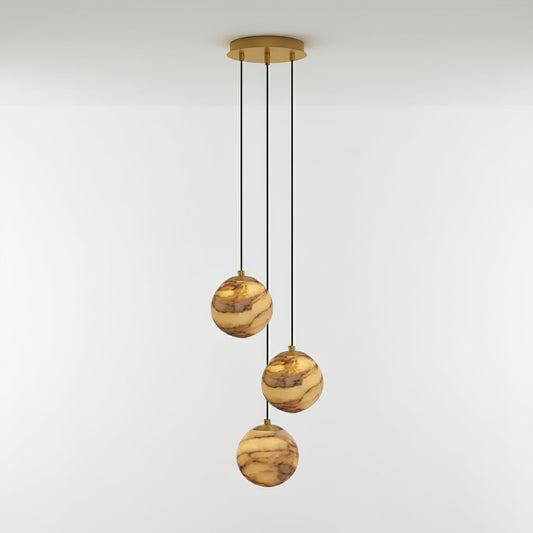 Sultana Alabaster Cluster Chandelier