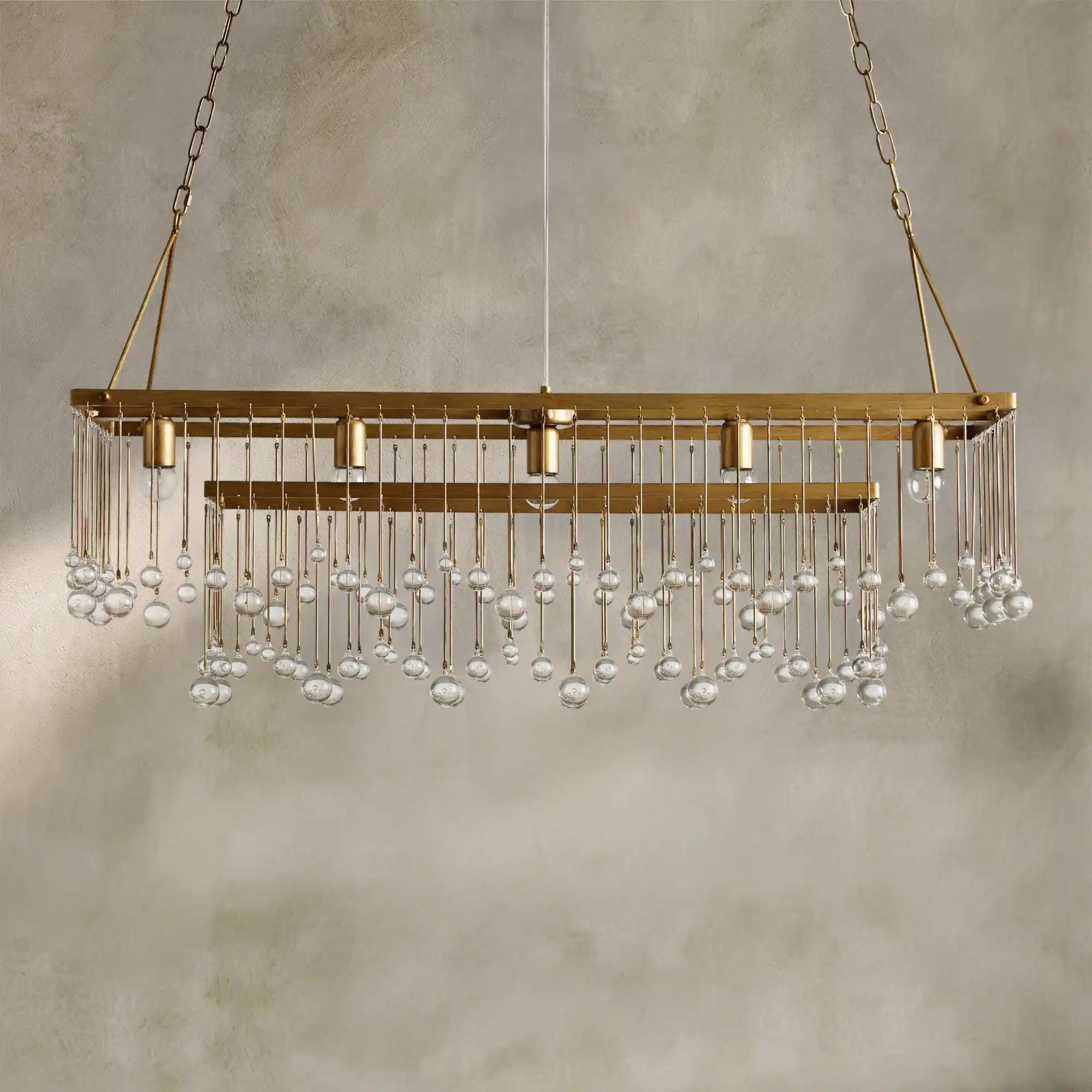 Aubrey Rectangular Chandelier 47''60''