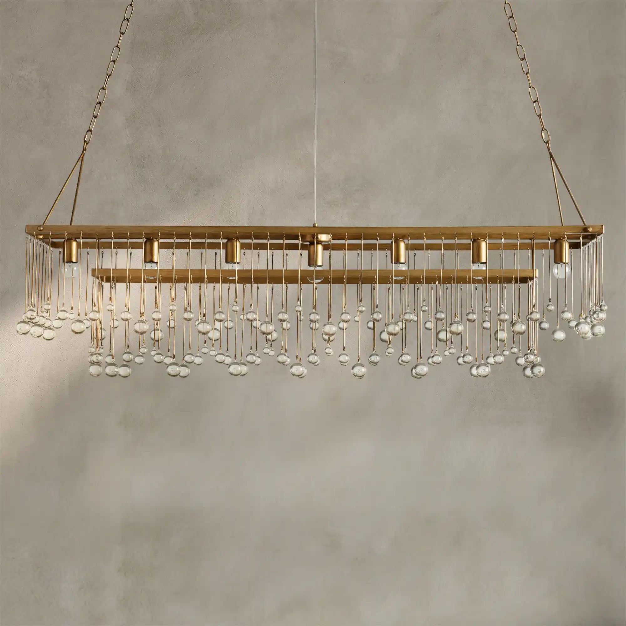 Aubrey Rectangular Chandelier 47''60''