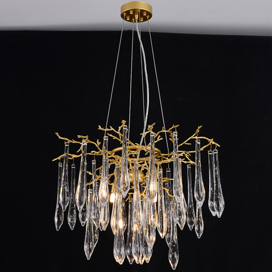 Agnes Round Branch Crystal Chandelier