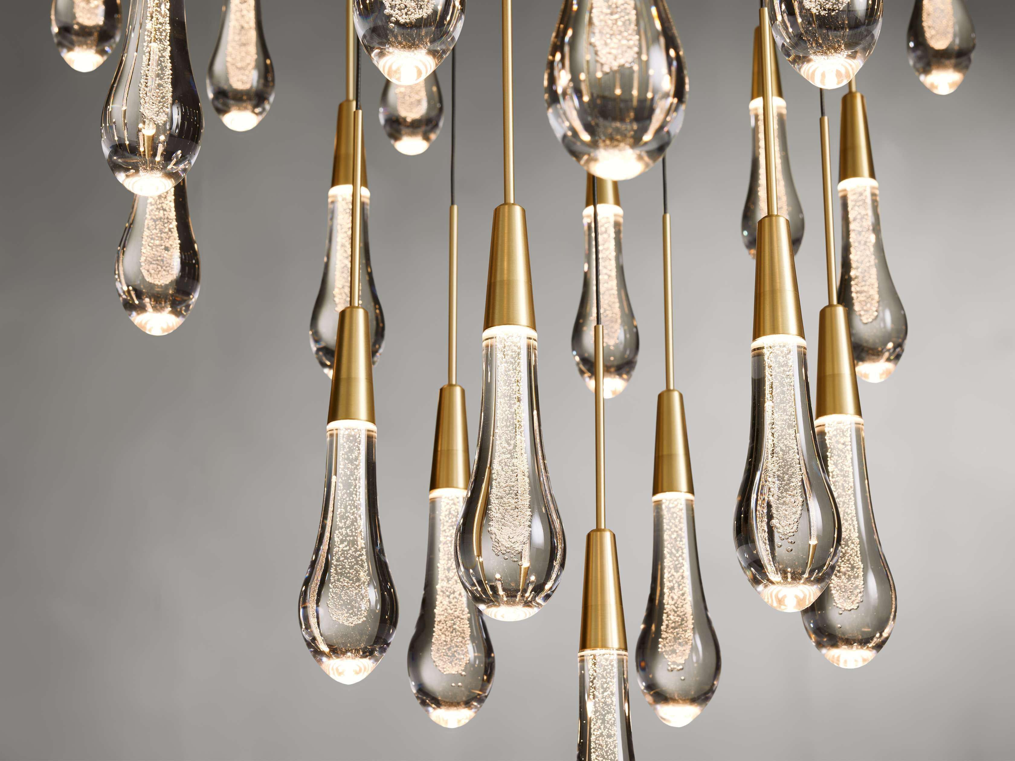 Soltaire Round Chandelier 17" 24" 36" 58"