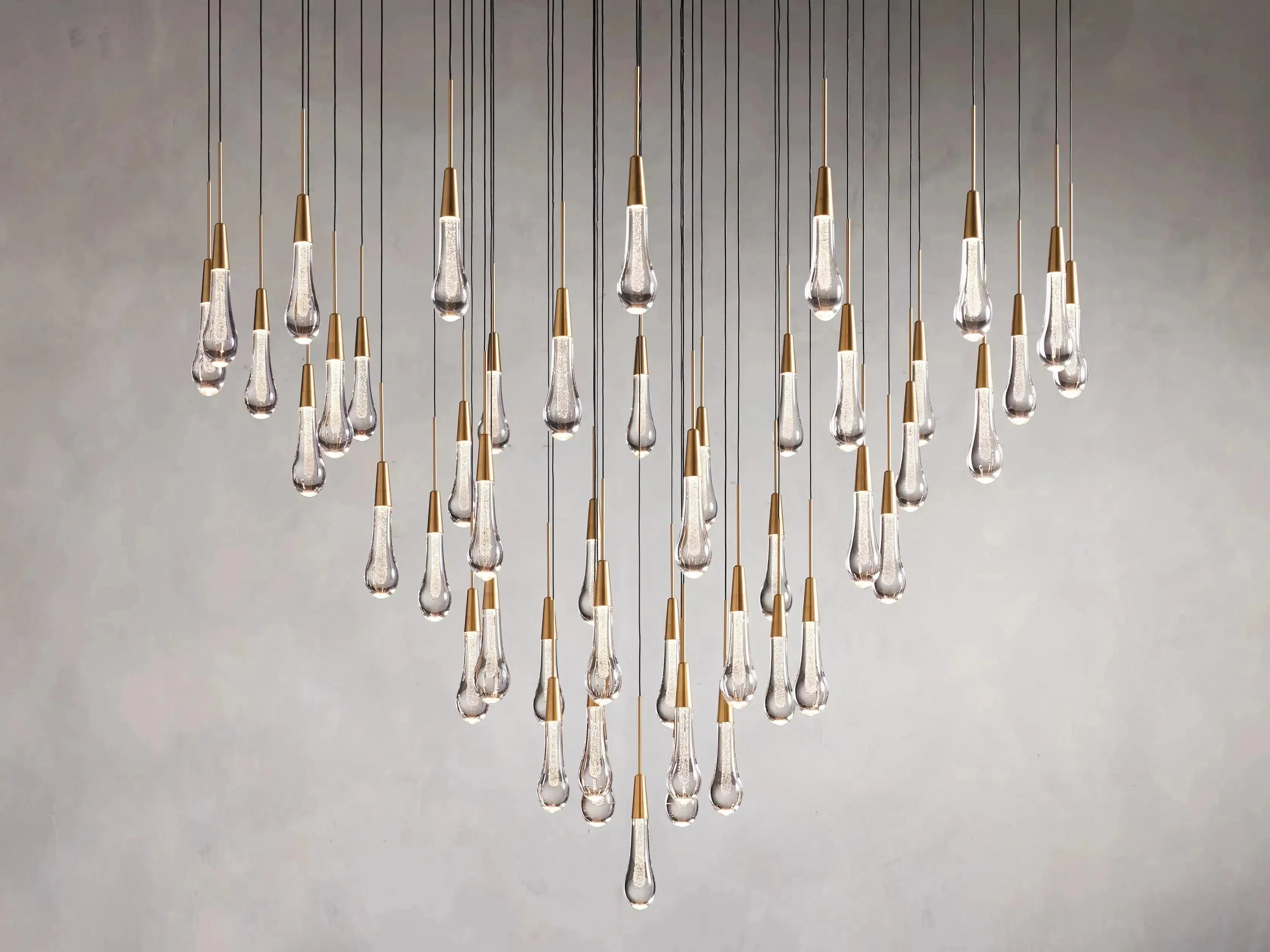 Soltaire Round Chandelier 17" 24" 36" 58"