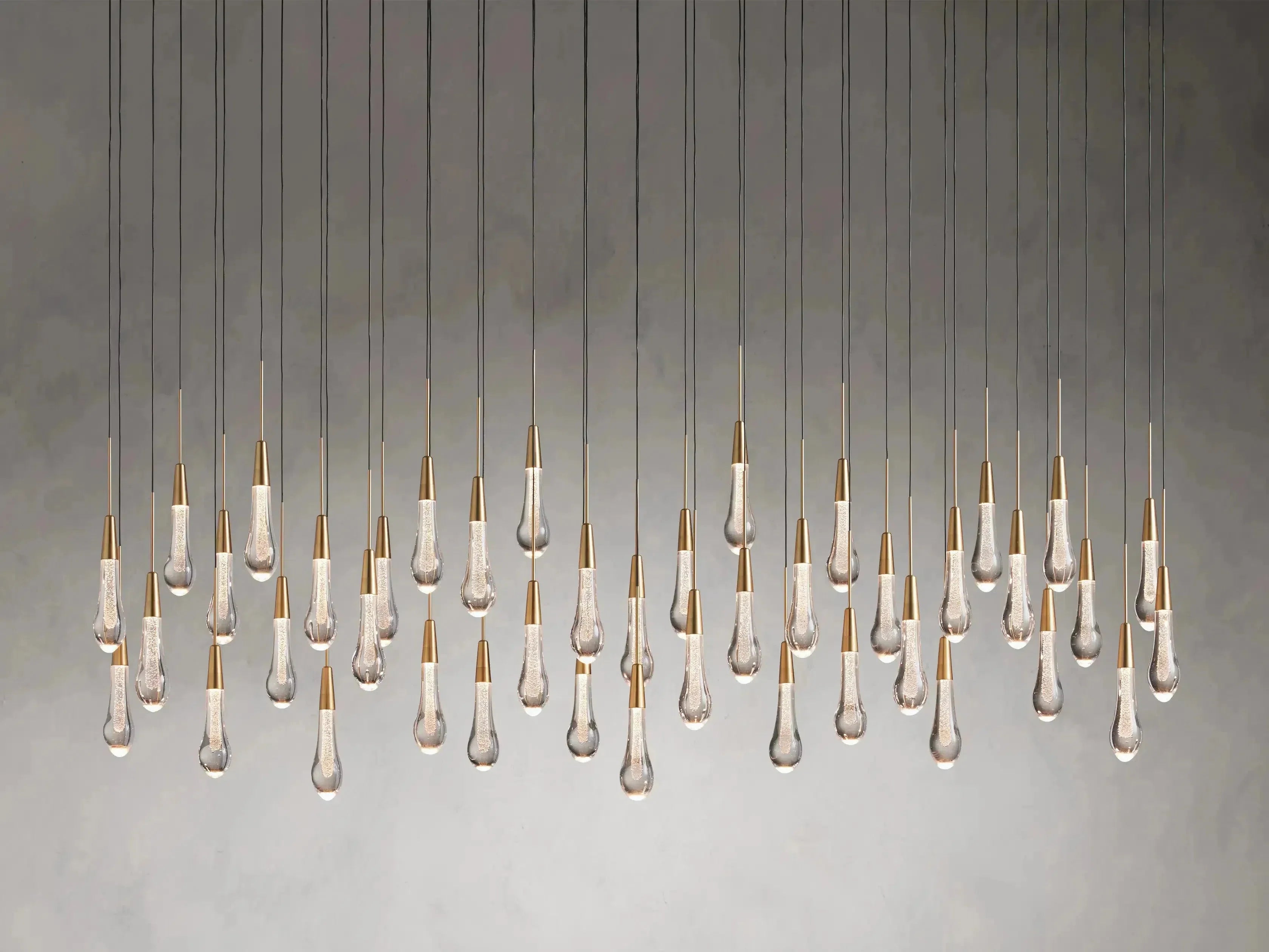 Soltaire Linear Chandelier 37"50"70"87"120"